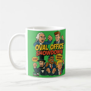 Bootleg Cartoon Presidents Coffee Mug