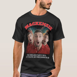 Bootleg Concert 3 Photo and Text Personalised Fun T-Shirt