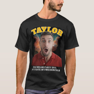 Bootleg Concert Photo and Text Personalised Fun T-Shirt