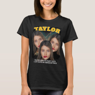 Bootleg Concert Photo and Text Personalised Fun T-Shirt