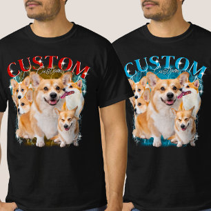 Bootleg Dog Pet Photo Animal 90s 1BK1 T-Shirt