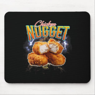 Bootleg Rap Funny Chicken Nugget Vintage 90s _1 Mouse Pad