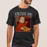 Bootleg Vintage Happy Birthday Photo Family 2B2 T-Shirt<br><div class="desc">Custom Vintage Birthday Design With Pictures, Happy Birthday Design, Custom Bootleg Rap 90s Retro Vintage. Celebrate your special day in style with this personalised retro design that turns your memories into vintage art! Upload your favourite photo and add your birth year or name to create a one-of-a-kind piece that's perfect...</div>