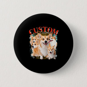 Bootleg Vintage Pet Dogs Cat Funny Animal 1bk1  6 Cm Round Badge