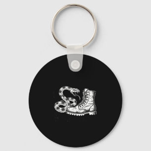 Bootlicker Snake Actually Lick Boots Illustration Key Ring