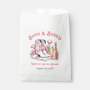 Boots and Bubbly Coastal Cowgirl Bridal Shower Favour Bag