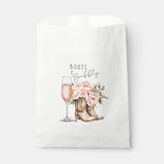 Boots and Bubbly Favour Bag