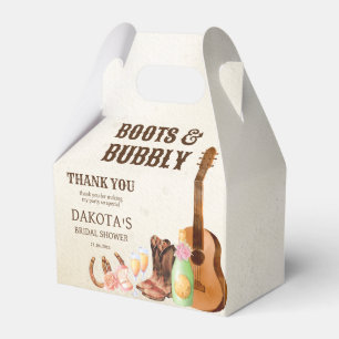 Boots and bubbly western rodeo cowgirl brunch  favour box