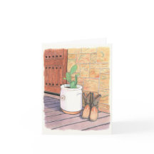 Boots and Cactus Porch