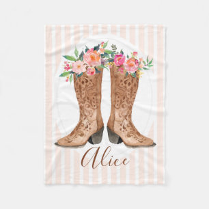 Boots Boho watercolor customised blanket