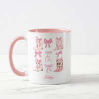 Boots & Bows Cowgirl Personalised Coffee Mug
