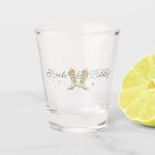 Boots & Bubbly Bridal Shower Shot Glass