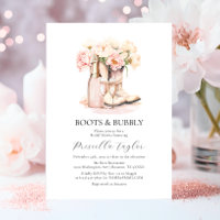 Boots & Bubbly Cowgirl Champagne BRIDAL SHOWER