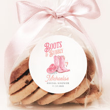 Boots & Bubbly Western Cowgirl Pink Bridal Shower