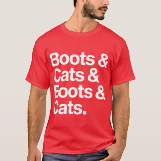 Boots Cats Boots Cats House Music friends T-Shirt