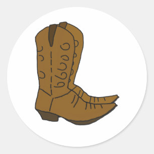 boots classic round sticker