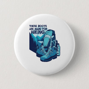 Boots For Hiking 6 Cm Round Badge