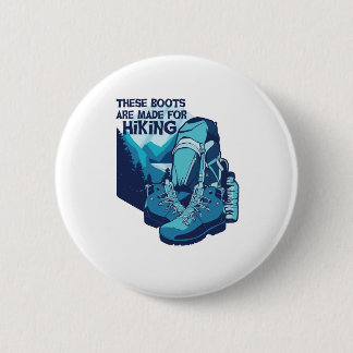 Boots For Hiking 6 Cm Round Badge