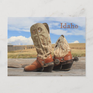 Boots from Idaho Postcard