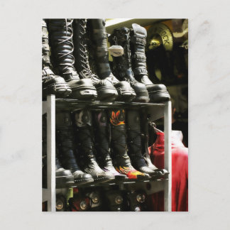 Boots Galore at Camden Markets, London Postcard