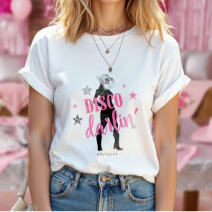 Boots 'n Bling Bachelorette Disco Darlin' ID925  T-Shirt