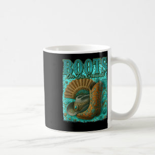 Boots On Da Ground Western Cowboy Boots Dancing Qu Coffee Mug