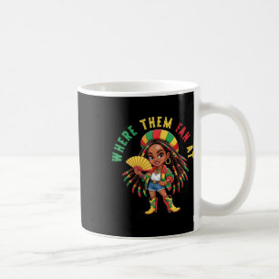 Boots On The Ground Black Girl Cowgirl Where Them Coffee Mug