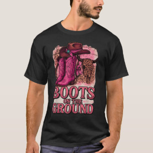 Boots On The Ground Boot Cowboy T-Shirt