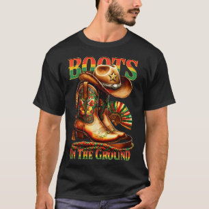 Boots On The Ground Boot Juneteenth Black Cowgirl T-Shirt