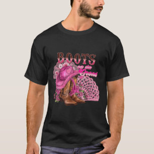 Boots On The Ground Dancing Western Cowgirl Countr T-Shirt