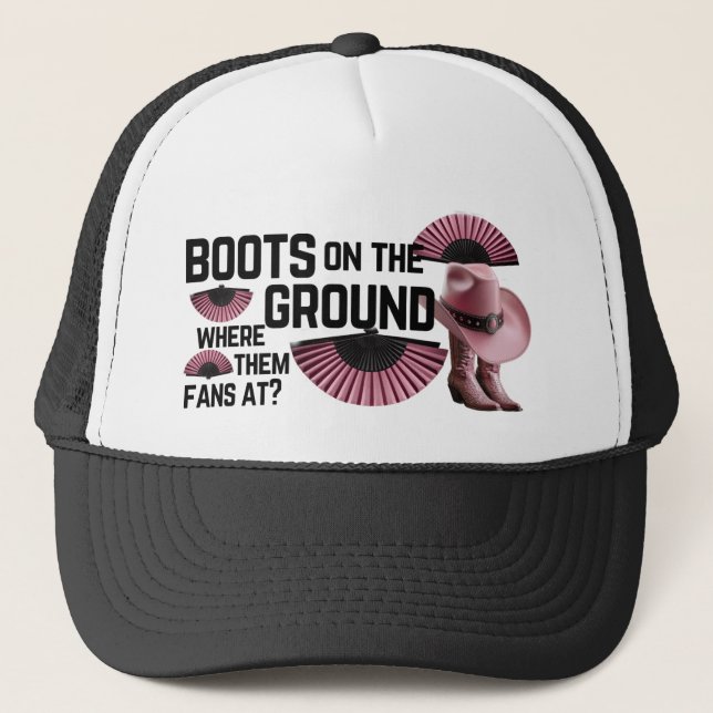 boots on the ground hat (Front)