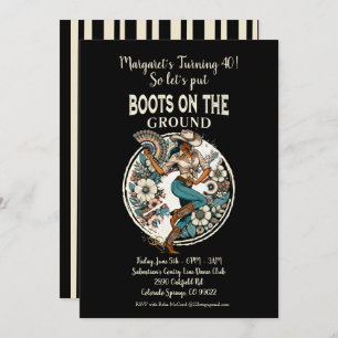 Boots On The Ground Invitation