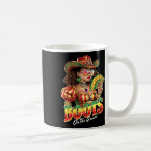 Boots On The Ground Juneteenth Black Cowgirl Weste Coffee Mug