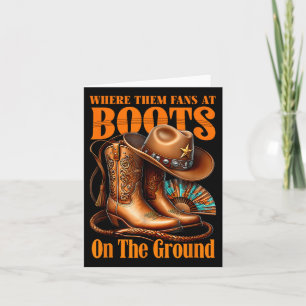 Boots On The Ground Juneteenth Cowgirl Where Them Card
