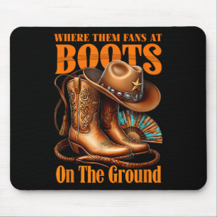 Boots On The Ground Juneteenth Cowgirl Where Them Mouse Pad