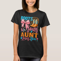 Boots Or Bows Aunt Loves You Gender Reveal Family