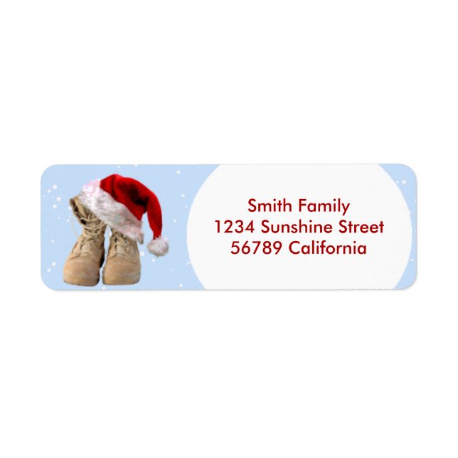 Boots Return Address Label (Front)