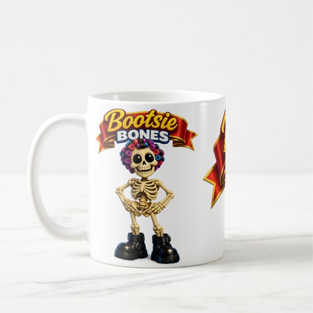 Bootsie Bones Coffee Mug (Left)