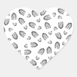 bootstomp heart sticker