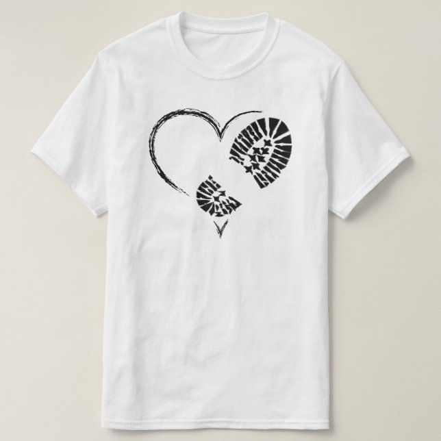 bootstomp heart T-Shirt (Design Front)
