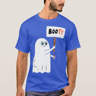Booty Funny Boo Halloween Cute Halloween Ghost Fun T-Shirt