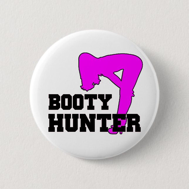 Booty Hunter 6 Cm Round Badge (Front)