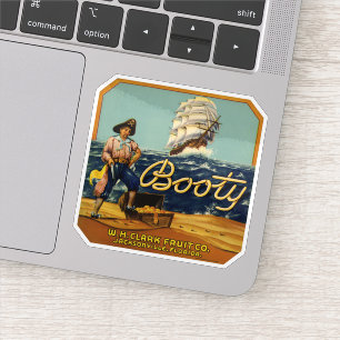 Booty   Vintage Citrus Label