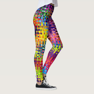 Bootyliscious Liquid Rainbow Jamaica Rave Leggings