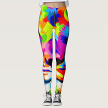 Bootyliscious Liquid Rainbow Lion Animal Print