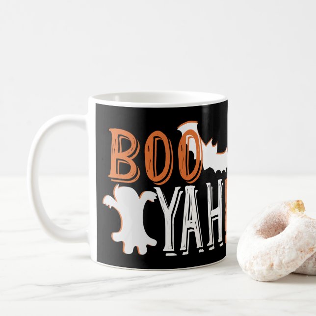 booyah cute halloween coffee mug (With Donut)