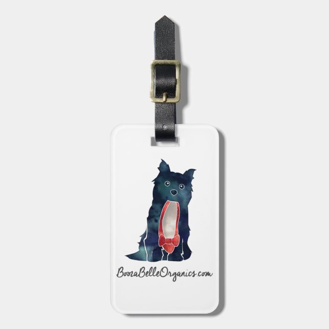 BoozaBelle Organics Luggage Tag (Front Vertical)