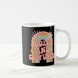 Boozed And Confused Groovy Rainbow Team Bride Bach Coffee Mug