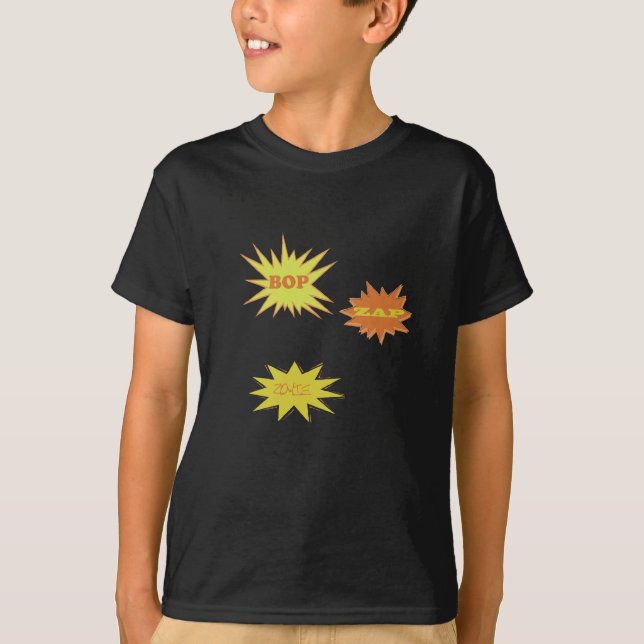 BOP ZAP ZOWIE  RETRO T-Shirt (Front)