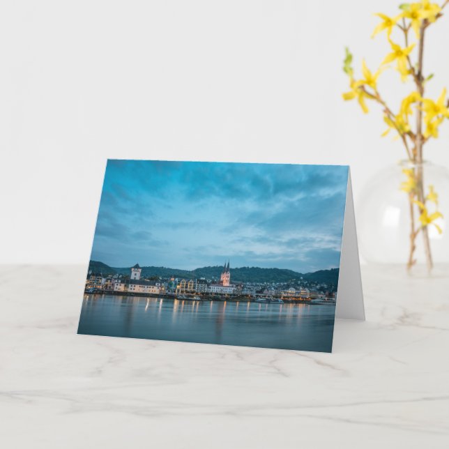 Boppard am Rhein Card (Yellow Flower)
